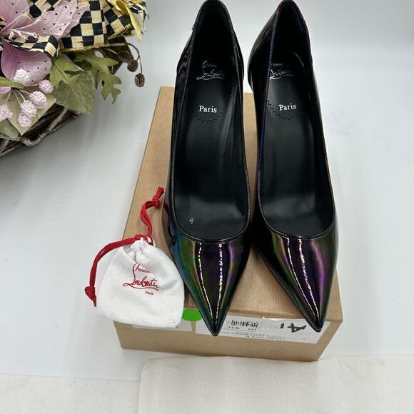 Women’s Christian Louboutin sporty Kate 85 heels size 37 made in Italy - Picture 4 of 11